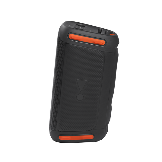 JBL Partybox 110 - Black - Portable party speaker with 160W powerful sound, built-in lights and splashproof design. - Left